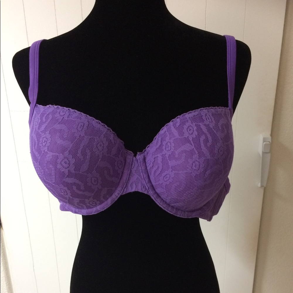 Cacique Underwire 42B Purple Lace